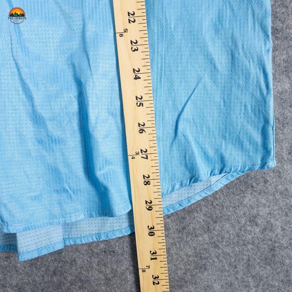 Bespoke Button-Up Shirt Blue Cotton Long Sleeve Collared Men's Size 3XL - Picture 7 of 11